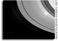 NASA Cassini Image: Rings At Opposition