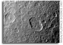 Rhea - Polar View