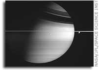 Saturn, Rings, and Moons