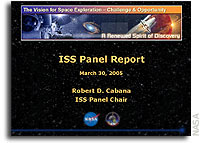 ISS Panel Report, Integrated Space Operations Summit