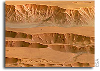 Mars Express Images: Coprates Chasma and Coprates Catena