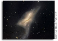 A Chinese Dragon and a Knotted Galactic Embrace