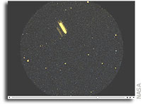 NASA's Galaxy Evolution Explorer Captures Images of Earth Orbiting Satellite