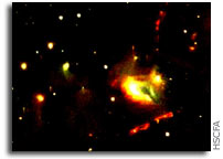 SMA Stares Into The Throat of a Cosmic Jet