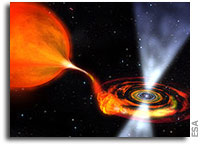 ESA's Integral Observes a Pulsar 'eating' a Companion Star