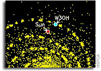 Galaxy's Neighboring Spiral Arm is Closer Than Thought