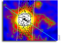 Pulsar Racing Through Space Reveals Comet-Like Trail