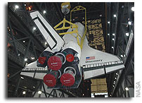 NASA's Space Shuttle Discovery Rolls to Vehicle Assembly Building