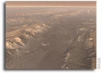Years of Observing Combined Into NASA's Best-Yet Look at Mars Canyon
