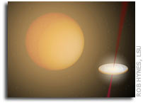 Scientists See Storm Before the Storm in Future Supernova