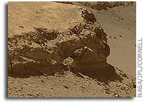 Layers of 'Cape Verde' in 'Victoria Crater' (Enhanced)