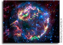 NASA's Spitzer Peels Back Layers of Star's Explosion