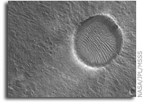 Mars Picture of the Day: Craters and Streaks