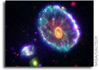 Cartwheel Galaxy Makes Waves in New NASA Image