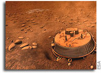 Titan's pebbles 'seen' by Huygens radio