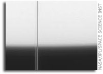 Saturn's Rings Edge On