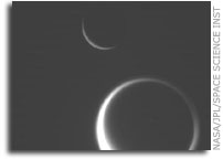 Tethys and Titan