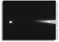 Pandora And Saturn's Rings