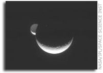 Rhea Eclipses Another Moon