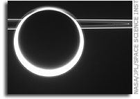 Titan's Atmosphere and Saturn's Rings