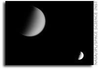 Tethys and Titan