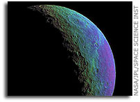 Intense Color on Rhea