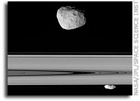 Janus, Prometheus, and Saturn's Rings