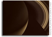 Golden Night on Saturn