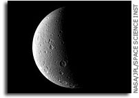North on Dione