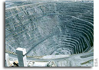Radar satellite service checks stability of Africa's largest artificial hole