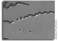 Mars Global Surveyor Image of the Week - October 10, 2006: Summertime View of North Polar Sand Dunes