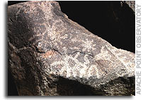 Ancient rock carving linked to astronomical event?