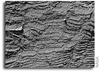 'Festoon' Pattern in Meridiani Outcrop