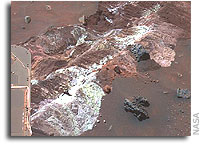 Spirit Mars Rover Image: Salty Expression