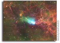 Chandra X-ray Observatory: The Case of the Neutron Star with a Wayward Wake