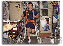 Exercise has benefits, even when it's done in space