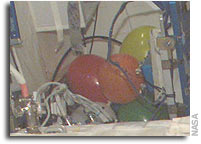 Question For NASA: Why Are There Party Balloons on the International Space Station?