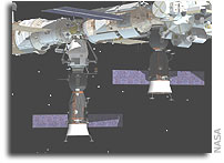 Progress Arrives at Space Station