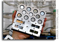 Sandia experimental package of piezoelectric films to be part of NASA space station experiment