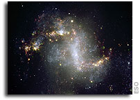 The Topsy-Turvy Galaxy - VLT Image of Starburst Galaxy NGC 1313