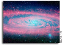 Andromeda Adrift in Sea of Dust in New NASA Image