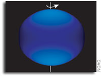 Rapidly Spinning Star Vega has Cool Dark Equator
