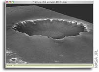 Animated Elevation Model of 'Victoria Crater'