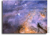 Hubble Space Telescope Image: Wispy Dust and Gas Paint Portrait of Starbirth