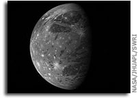 NASA New Horizons image: Ganymede
