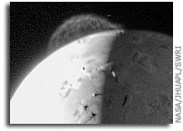 NASA New Horizons Image: Tvashtar's Plume on Io