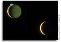 Two Moons Meet Over Jupiter