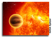 NASA's Spitzer Finds Water Vapor on Hot, Alien Planet
