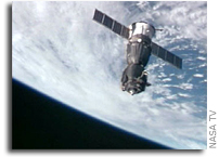 International Space Station Station Crew Moves Soyuz Spacecraft