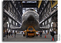 NASA's Shuttle Atlantis Rolls to Vehicle Assembly Building